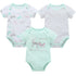 6 pcs/lot Baby Girls Cartoon Print Bodysuits for Summer childrensterritory