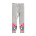 Kids Girls Cartoon and Floral Print Cotton Leggings/Trousers childrensterritory