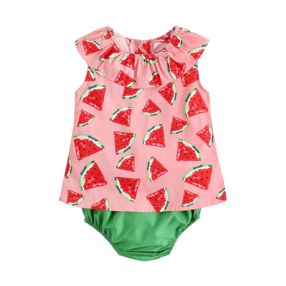 Cute Printing Baby Girl 2Pcs Summer Clothing Sets childrensterritory
