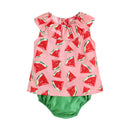Cute Printing Baby Girl 2Pcs Summer Clothing Sets childrensterritory