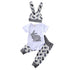 Bunny Print 3PCS Summer Outfits Set For Baby childrensterritory