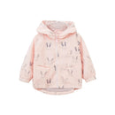 Cartoon Rabbit Printed Girls Hooded Coat childrensterritory