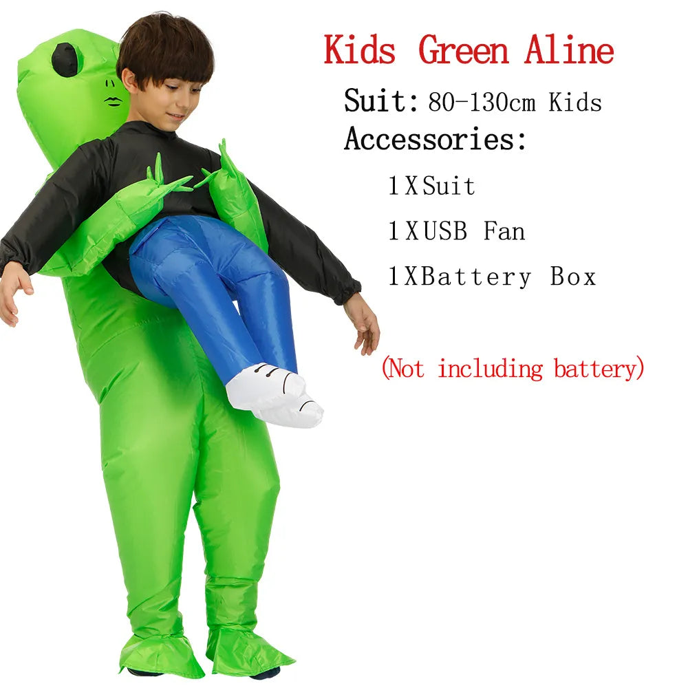 Inflatable Alien Scary Cosplay Costume For Kids/Adults childrensterritory