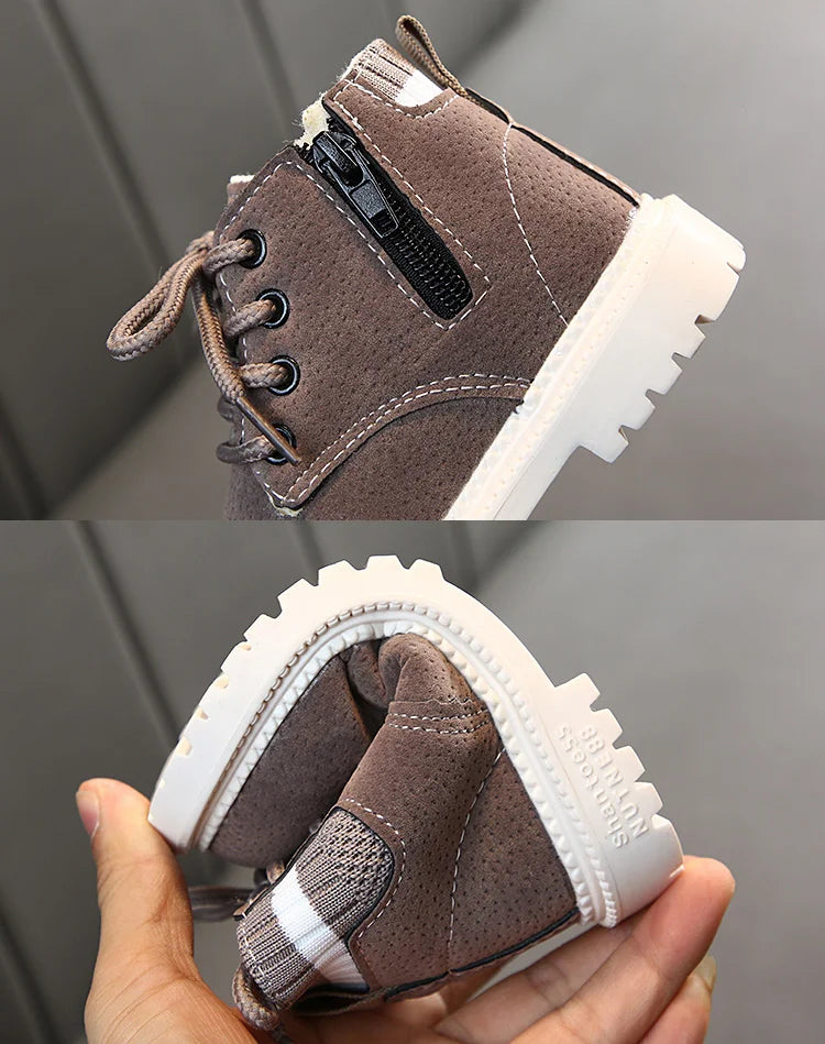 Casual Plush Warm Ankle Shoes for Kids childrensterritory