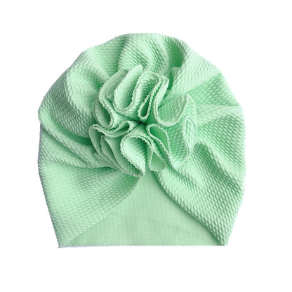 Baby Girl Donut Beanie Warm Flower Headwrap childrensterritory