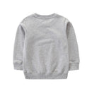 Cartoon Animal Design Little Girls Cotton Sweatshirts for Winter childrensterritory