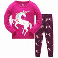 Kids Girls Cartoon Unicorn/Mermaid Print Sleepwear Set childrensterritory