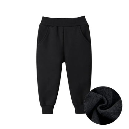 Solid Blue Black, Grey, Warm Fleece Children&