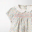Girls Half Sleeves Floral Printed Casual Summer Dresses childrensterritory
