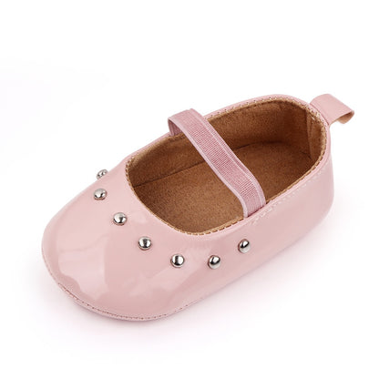 PU leather Baby Girls First Walkers Party Shoes childrensterritory