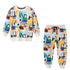 Kids Boys Cartoon Animals Print Cotton Tracksuit Set childrensterritory