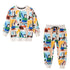 Kids Boys Cartoon Dinosaur Design Long Sleeve Tracksuit Sets childrensterritory