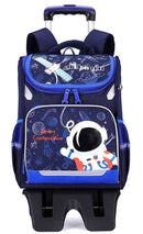 Space Theme Kids Boys School Rolling Backpacks childrensterritory