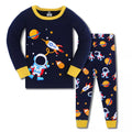 Kids Boys Cartoon Excavator Print Pyjamas Sets childrensterritory