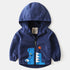 Cartoon Striped Children Hardshell Jacket For Boys childrensterritory