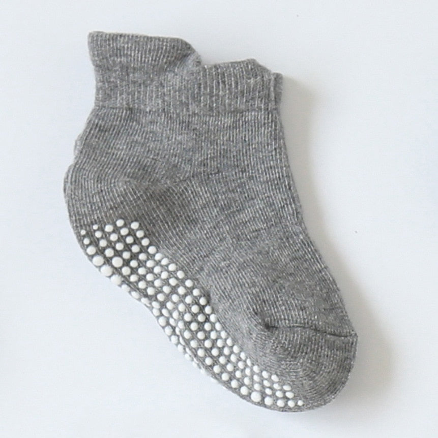 Baby/Kids 6 Pairs/lot Anti-slip Ankle Socks With Grip childrensterritory
