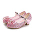 Butterfly Design Kids Girls Bowknot Glitter Party Shoes childrensterritory