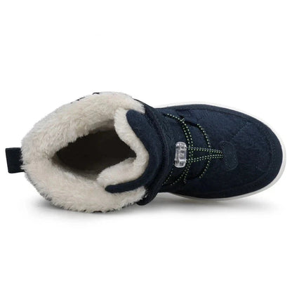Kids Fashion Warm Snow Boots With Plush Lining childrensterritory