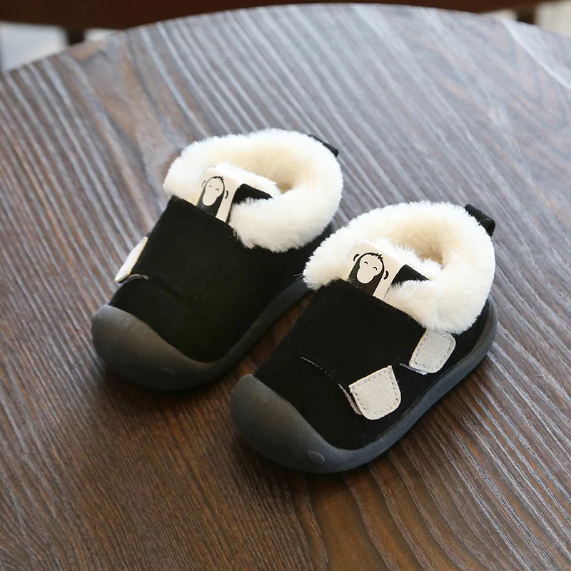 Warm Plush Baby Girls Boys Soft Bottom Snow Boots childrensterritory