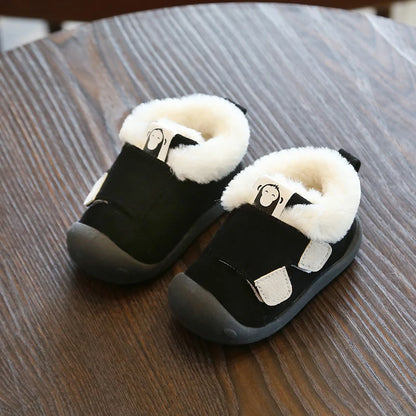 Warm Plush Baby Girls Boys Soft Bottom Snow Boots childrensterritory