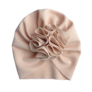 Baby Girl Donut Beanie Warm Flower Headwrap childrensterritory