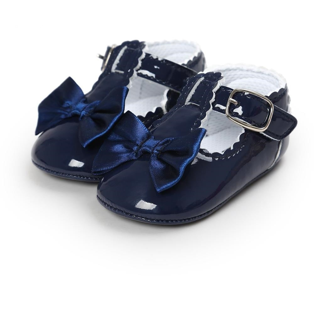 PU leather Baby Girls First Walkers Party Shoes childrensterritory