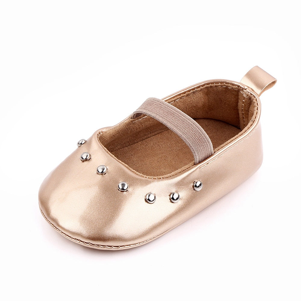 PU leather Baby Girls First Walkers Party Shoes childrensterritory