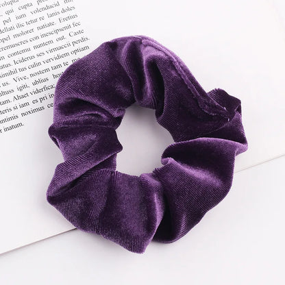 Velvet Scrunchie Hairband For Girls