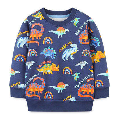 Little Boys Cotton Various Pattern Sweatshirts childrensterritory