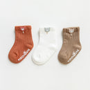 Cartoon Design Non-slip 3 Pairs/Lot Baby Floor Socks childrensterritory