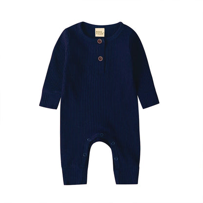 Baby Boys/Girls Long Sleeve Cotton Romper