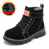 Kids Unisex High Top Fur And Laces Design Leather Shoes childrensterritory