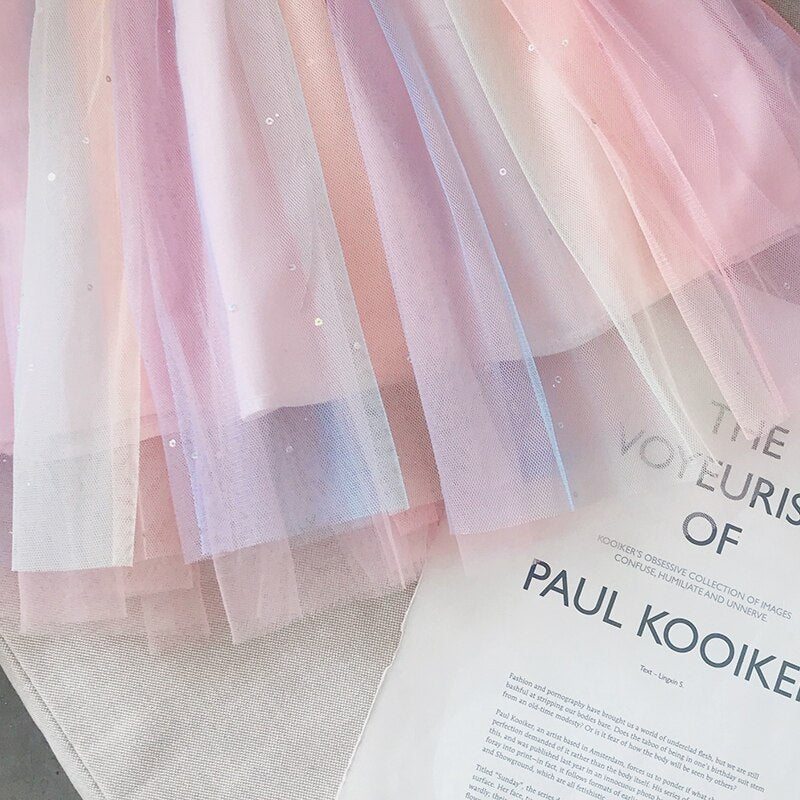 Kids Girls Tutu Princess Dress for Summer Party