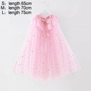 Multicolor Blingbling Fairy Princess Cape for Halloween Party childrensterritory