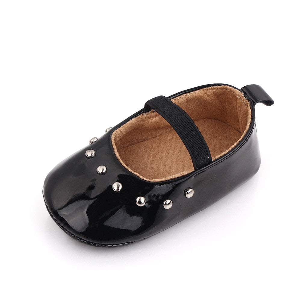 PU leather Baby Girls First Walkers Party Shoes childrensterritory