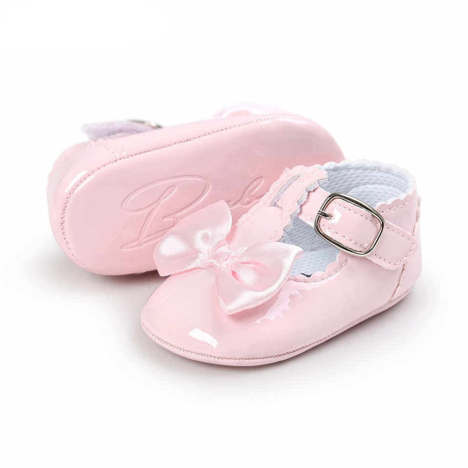 PU leather Baby Girls First Walkers Party Shoes childrensterritory