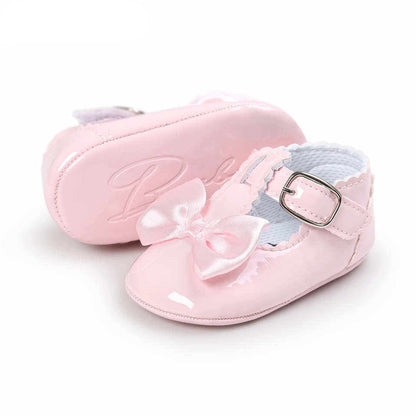 PU leather Baby Girls First Walkers Party Shoes childrensterritory