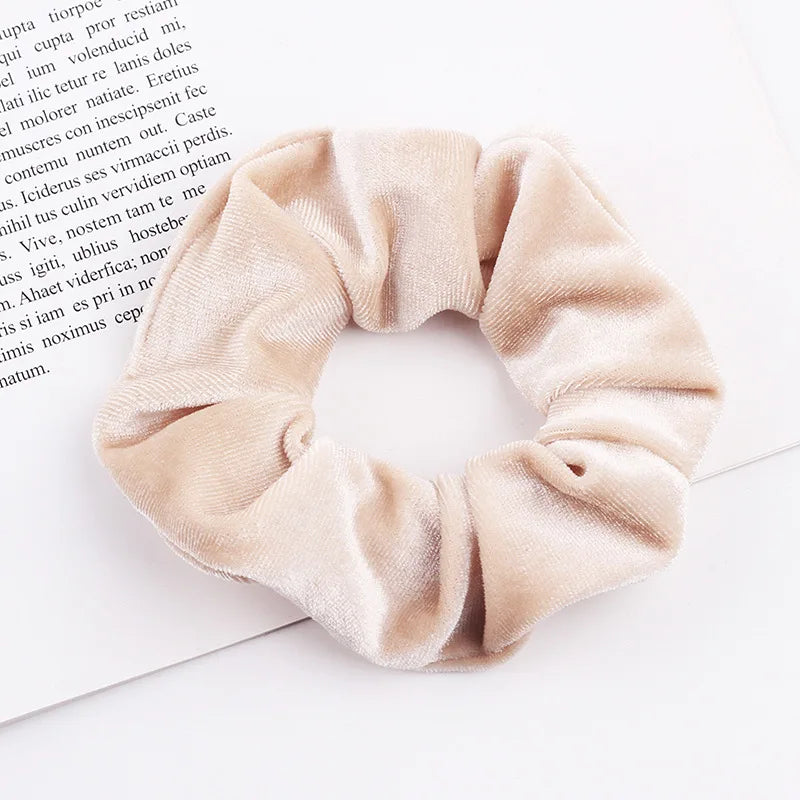 Velvet Scrunchie Hairband For Girls
