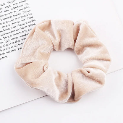 Velvet Scrunchie Hairband For Girls