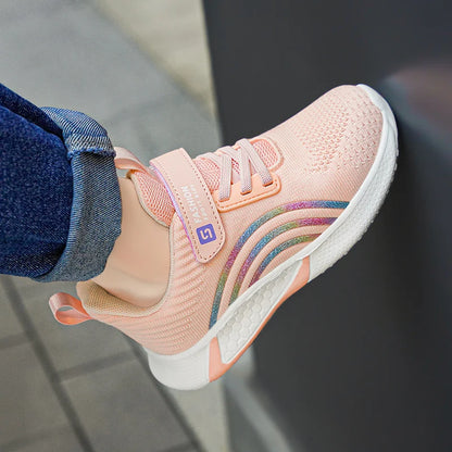 Kids Girls Casual Breathable Anti-Slip Running Sports Shoes childrensterritory