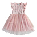 Kids Girls Unicorn Embroidery Birthday Tutu Dresses childrensterritory