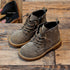 Retro Style Side Zipper Kids Genuine Leather Winter Shoes childrensterritory