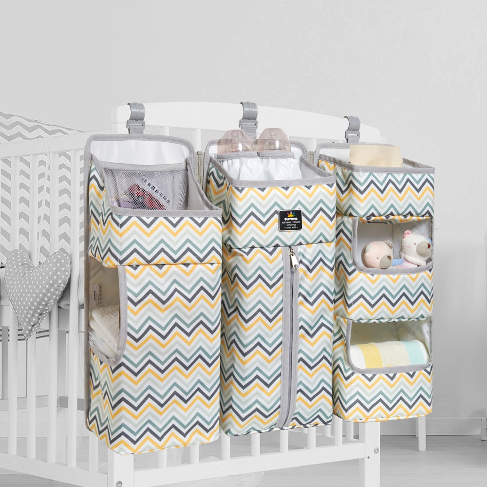 Hanging Crib Organizer for Baby Essentials childrensterritory