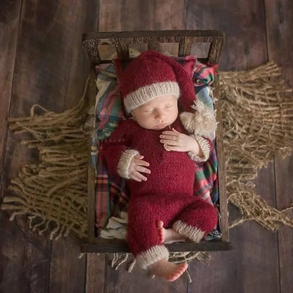 Newborn Santa Costume Photography Prop for Christmas childrensterritory