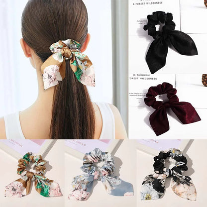 Elastic Ribbon Bow Hair Band for Girls