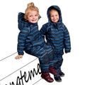 Plus Velvet Windproof Kids One-piece Thickening Ski Suit childrensterritory