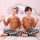 Kids Unisex Cartoon and Floral Print Soft Sleepwear Pajamas Sets childrensterritory