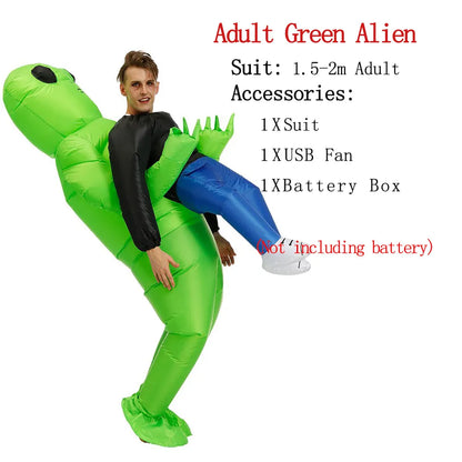 Inflatable Alien Scary Cosplay Costume For Kids/Adults childrensterritory