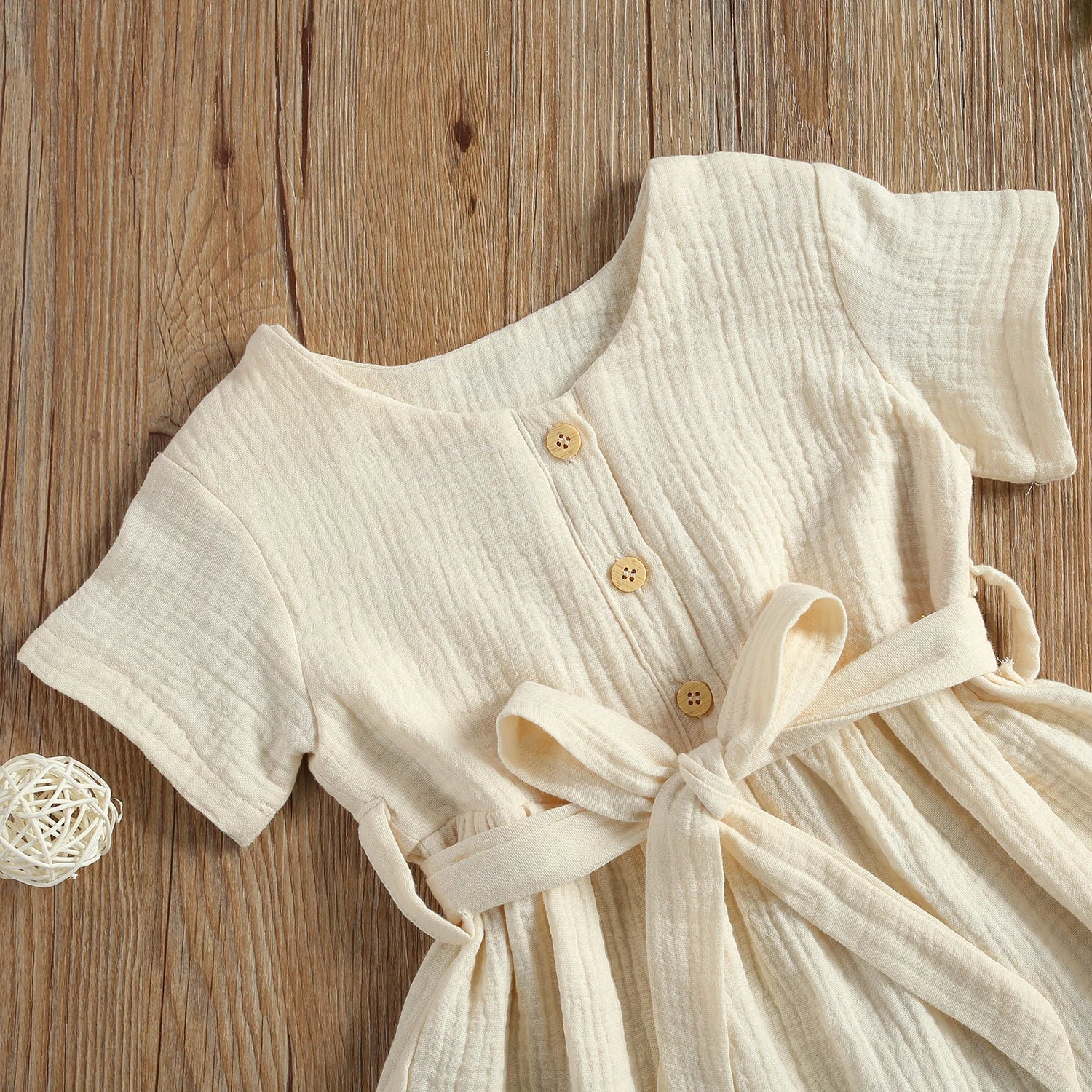 Casual High Waist A-line Dress for Toddler Girl