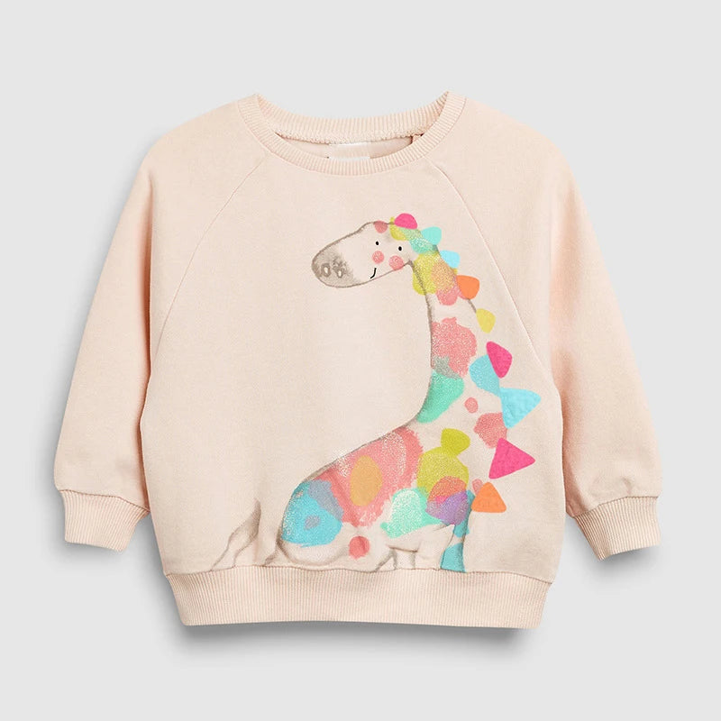 Little Girls Lovely Cotton Printed Sweatshirts childrensterritory
